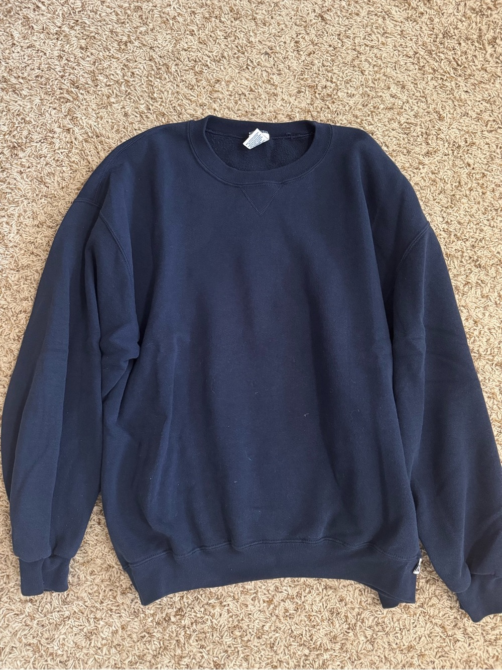 Vintage Russell Athletic Navy Crewneck Sweatshirt